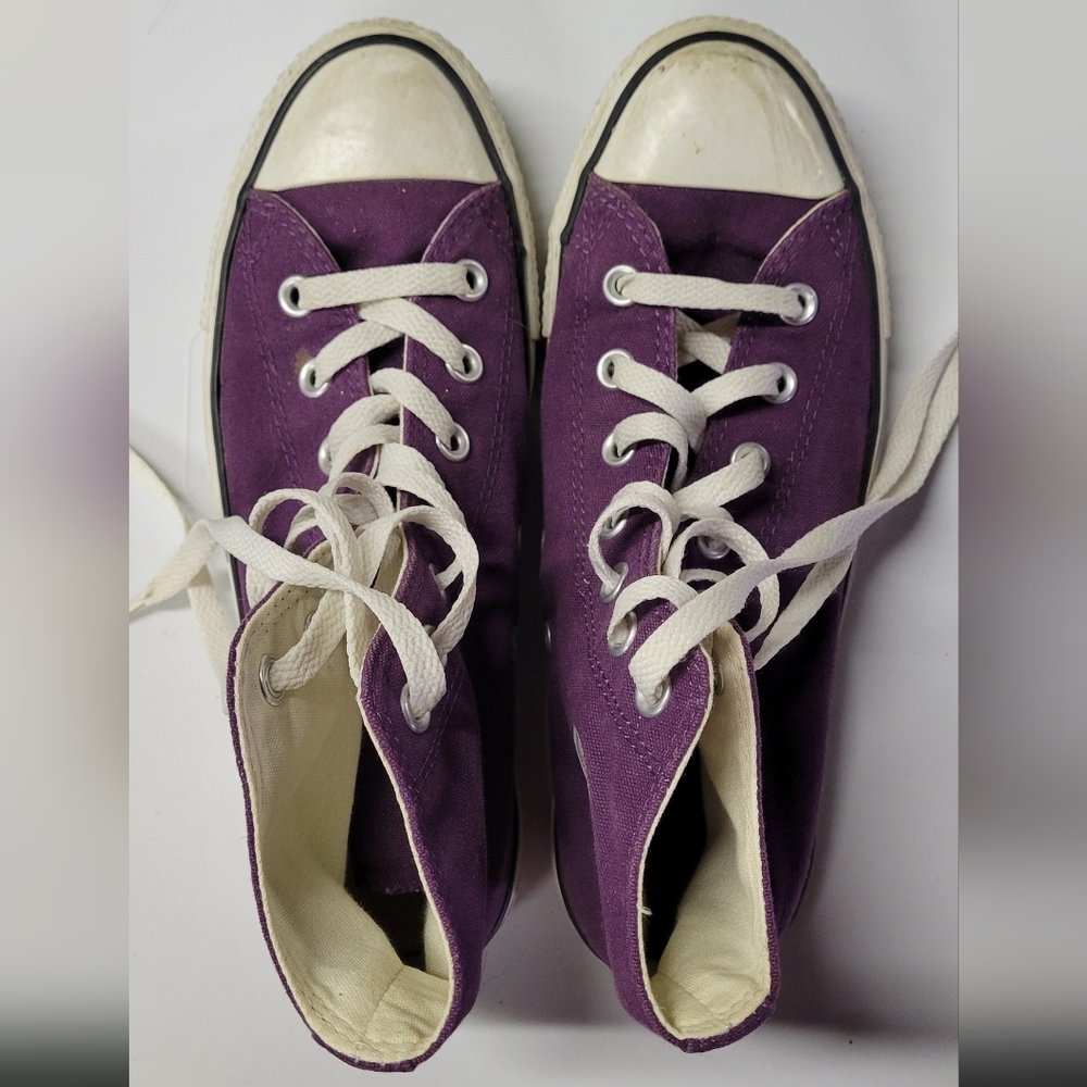 Purple High-top Converse